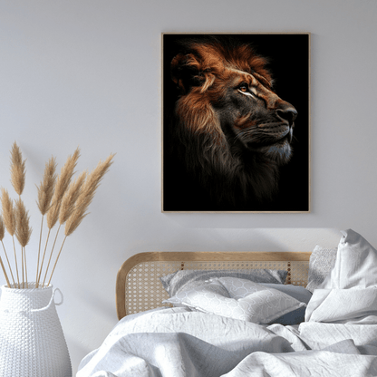 King's Gaze - Wildlife Wall Art - Aestheticanvas