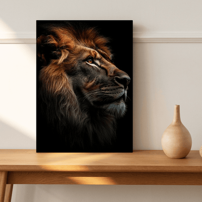 King's Gaze - Wildlife Wall Art - Aestheticanvas