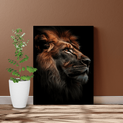 King's Gaze - Wildlife Wall Art - Aestheticanvas