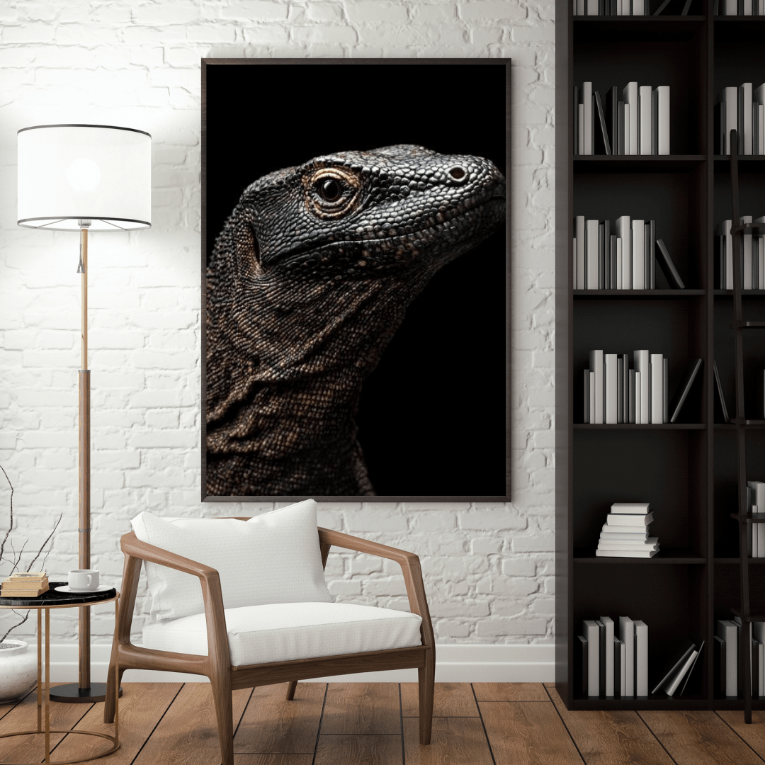 Komodo Majesty - Wildlife Wall Art - Aestheticanvas