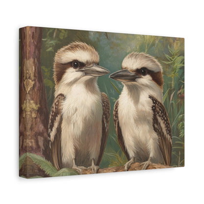 Kookaburra Companions - Bird Wall Art - Aestheticanvas