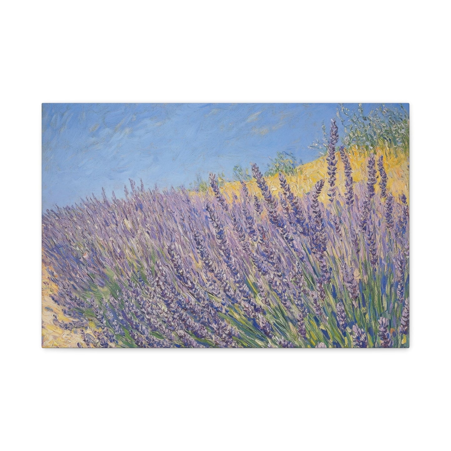 Lavender Bliss in Summer Breeze - Nature Wall Art - Aestheticanvas