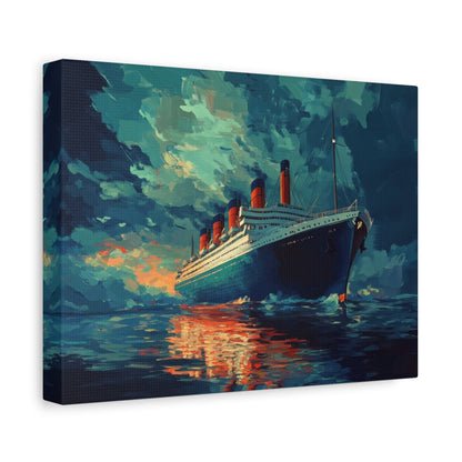 Legendary Titanic Voyage - Ship Wall Art - Aestheticanvas