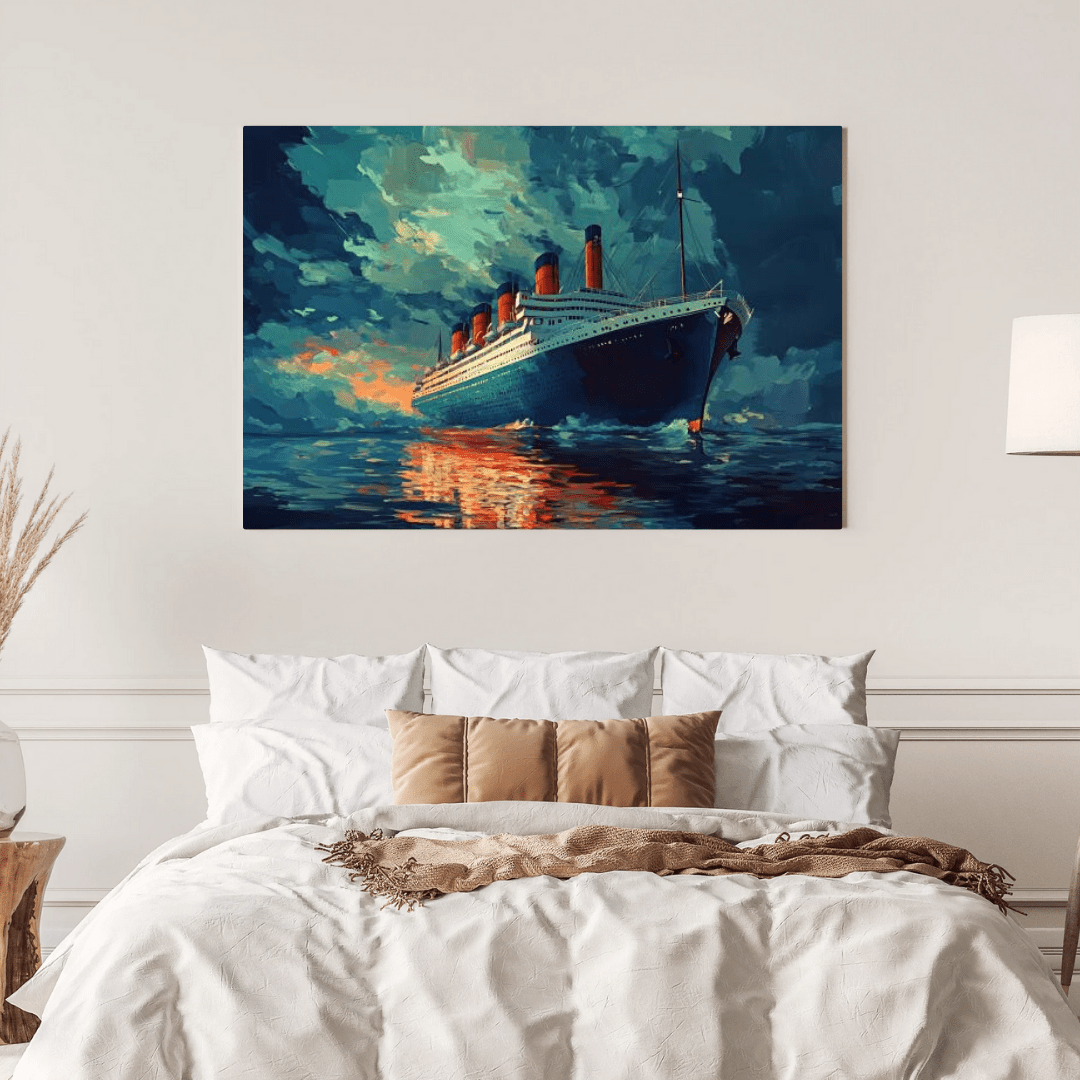 Legendary Titanic Voyage - Ship Wall Art - Aestheticanvas