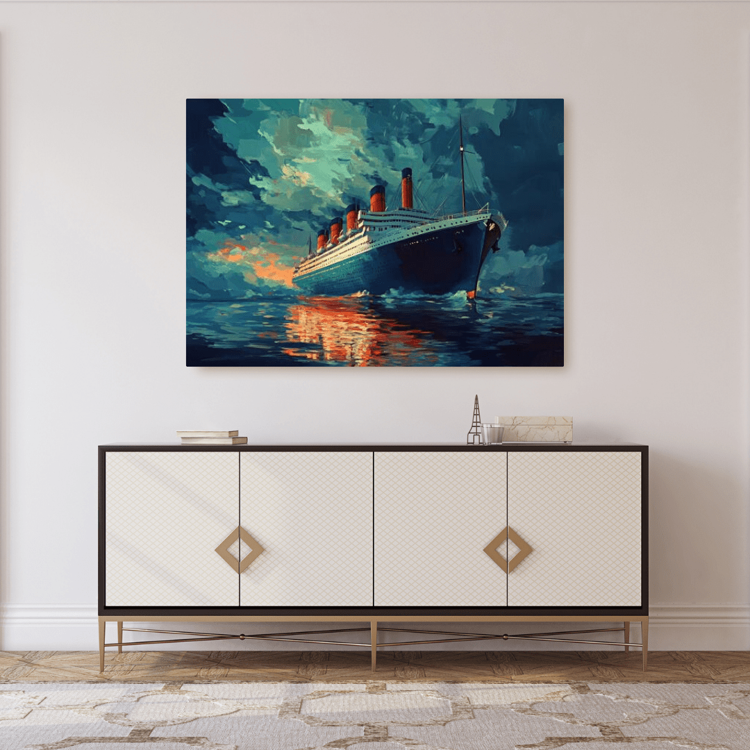 Legendary Titanic Voyage - Ship Wall Art - Aestheticanvas