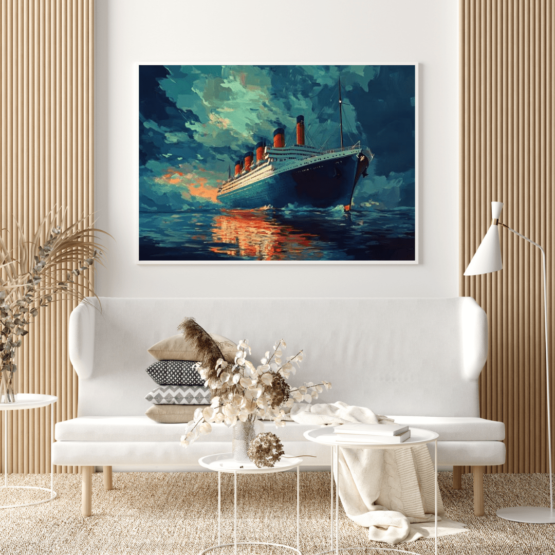 Legendary Titanic Voyage - Ship Wall Art - Aestheticanvas