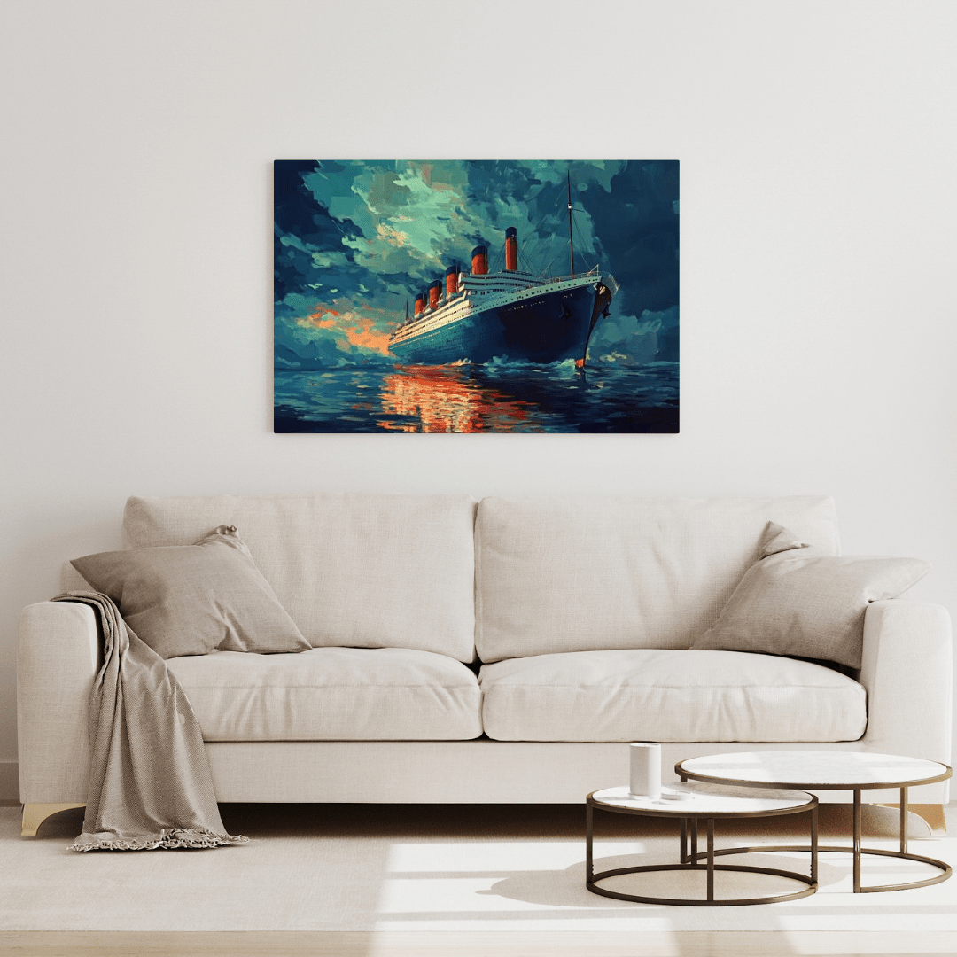 Legendary Titanic Voyage - Ship Wall Art - Aestheticanvas