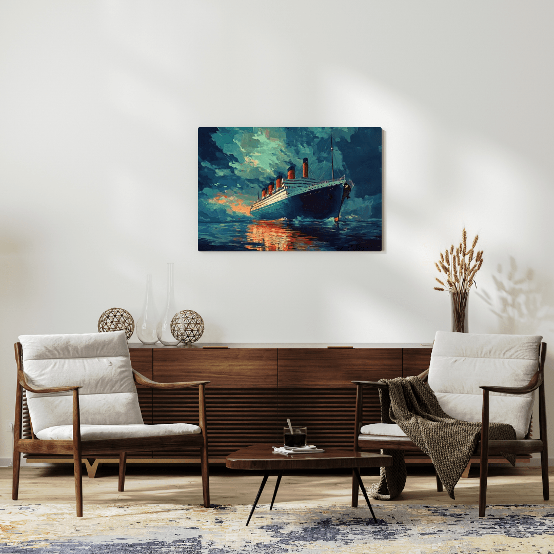 Legendary Titanic Voyage - Ship Wall Art - Aestheticanvas