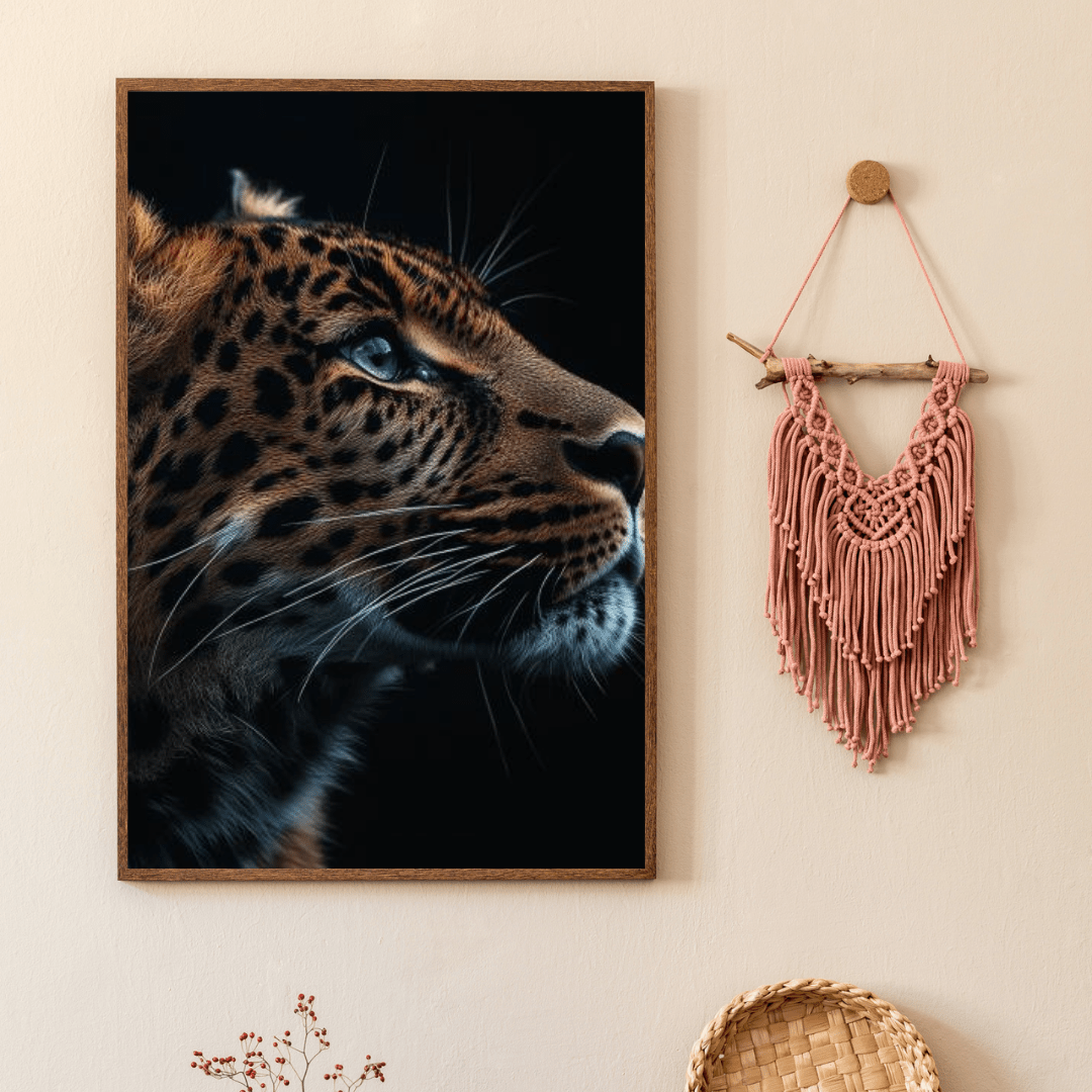 Leopard's Gaze - Wildlife Wall Art - Aestheticanvas