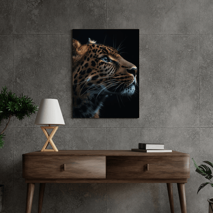 Leopard's Gaze - Wildlife Wall Art - Aestheticanvas