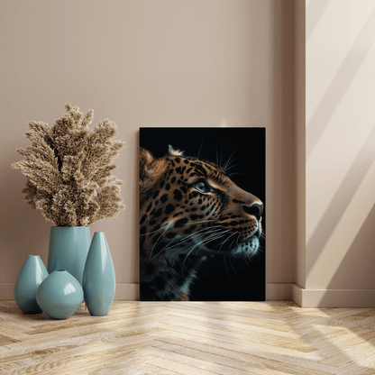 Leopard's Gaze - Wildlife Wall Art - Aestheticanvas