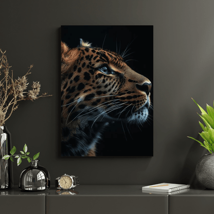 Leopard's Gaze - Wildlife Wall Art - Aestheticanvas