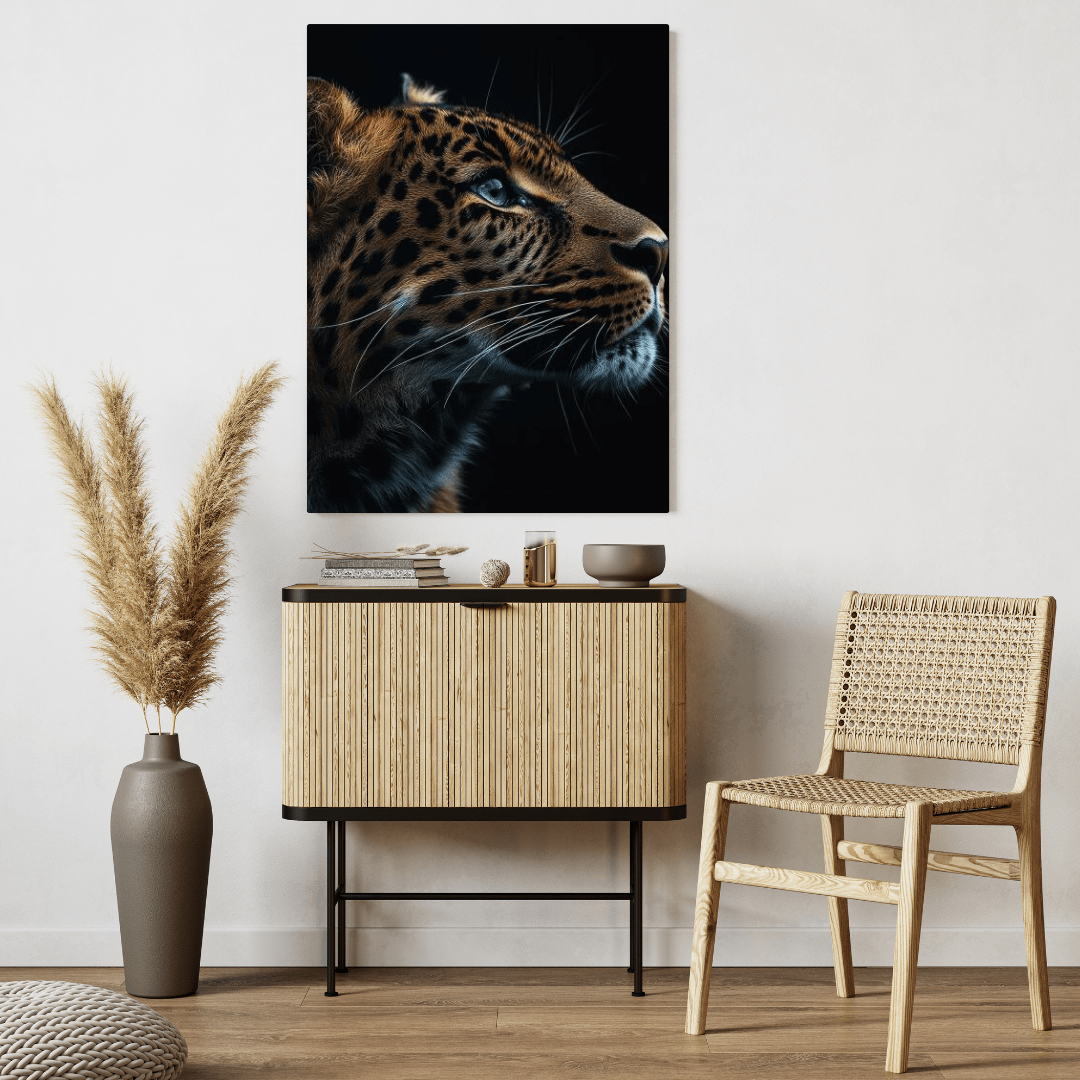 Leopard's Gaze - Wildlife Wall Art - Aestheticanvas