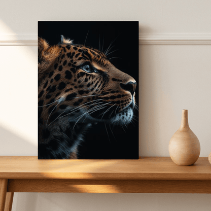 Leopard's Gaze - Wildlife Wall Art - Aestheticanvas