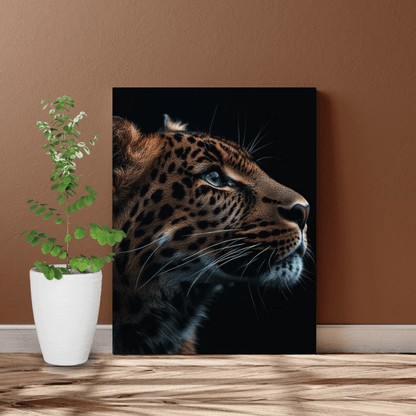 Leopard's Gaze - Wildlife Wall Art - Aestheticanvas