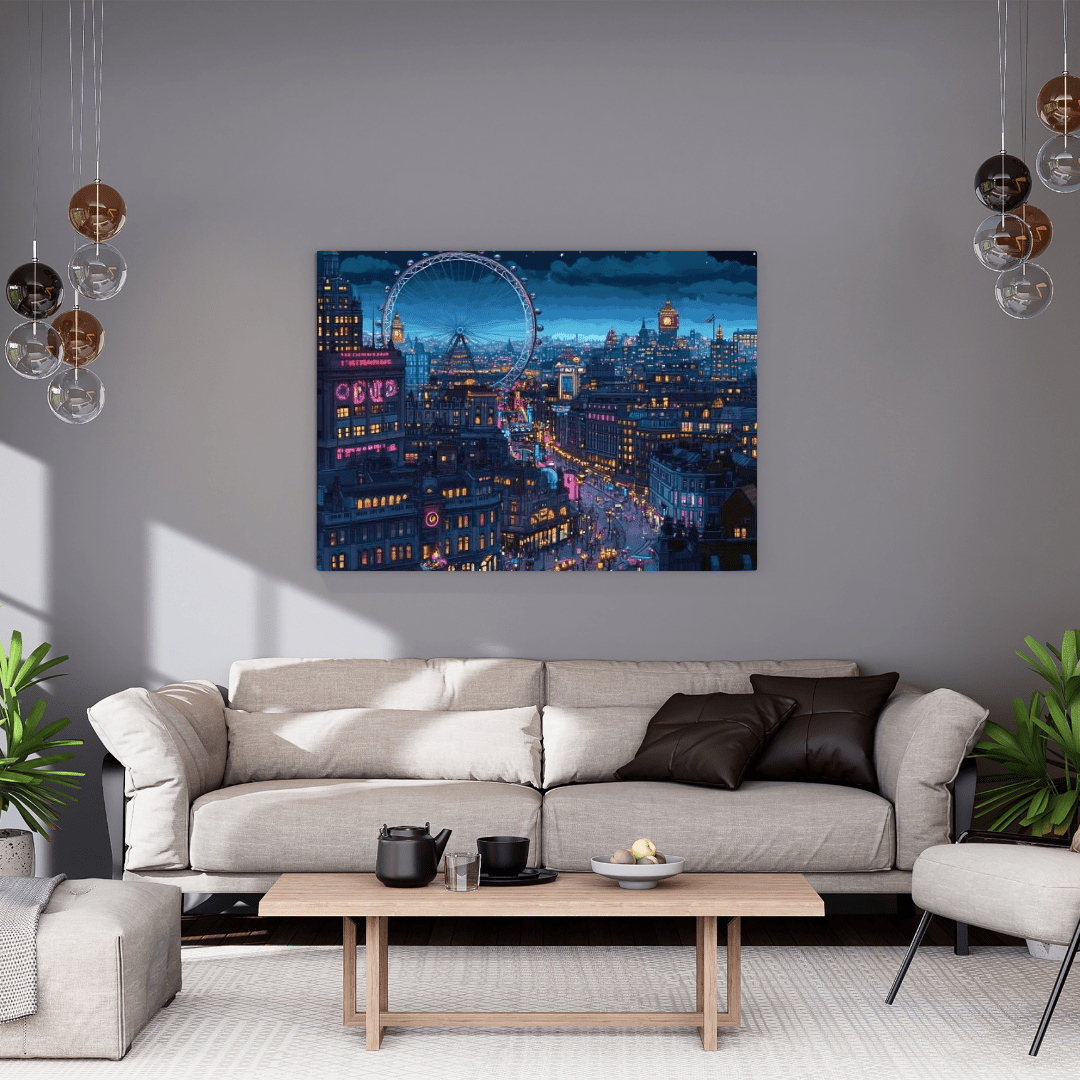 London Nightlife Extravaganza - City Wall Art - Aestheticanvas