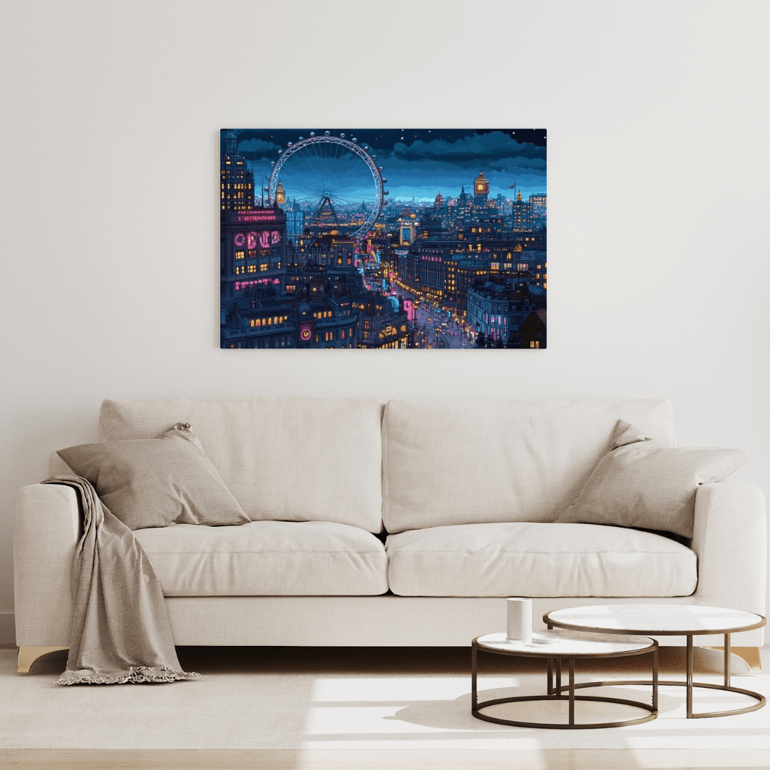 London Nightlife Extravaganza - City Wall Art - Aestheticanvas