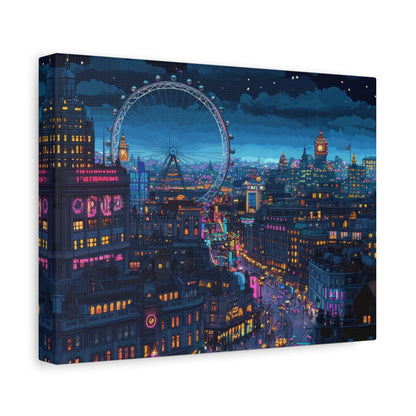 London Nightlife Extravaganza - City Wall Art - Aestheticanvas