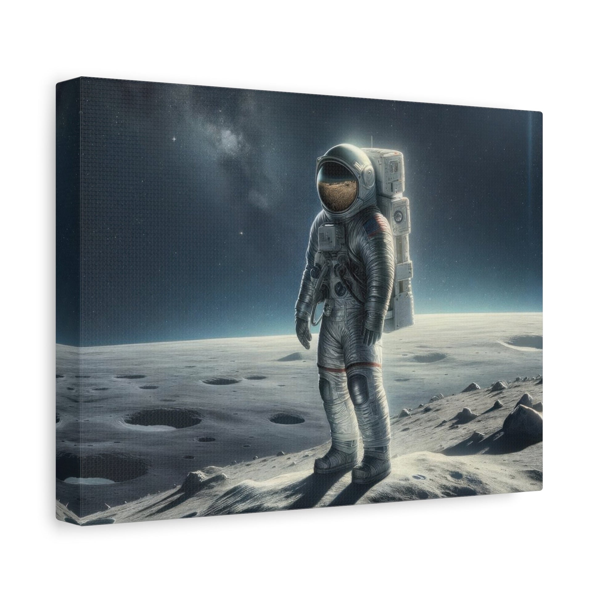 Lunar Journey's Solitude - Limited Wall Art - Aestheticanvas