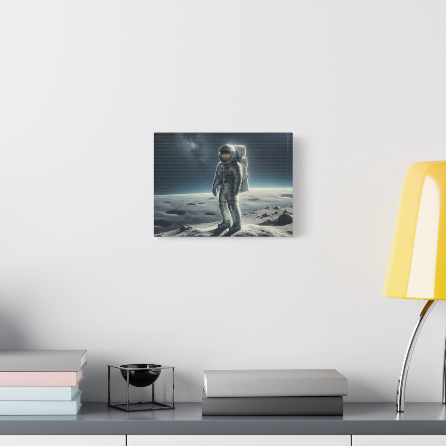 Lunar Journey's Solitude - Limited Wall Art - Aestheticanvas