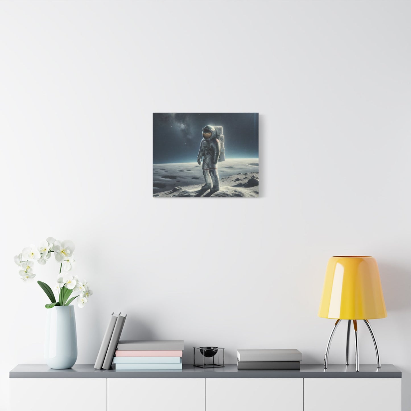 Lunar Journey's Solitude - Limited Wall Art - Aestheticanvas