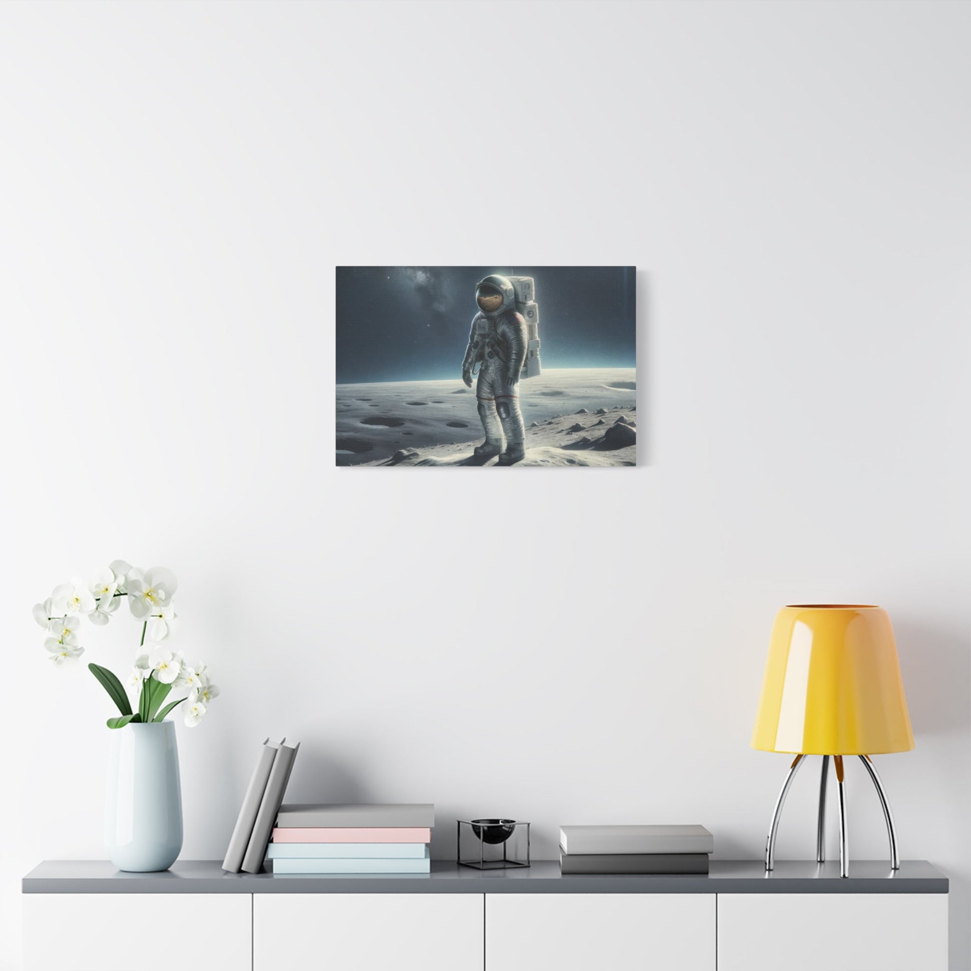 Lunar Journey's Solitude - Limited Wall Art - Aestheticanvas