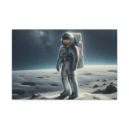 Lunar Journey's Solitude - Limited Wall Art - Aestheticanvas