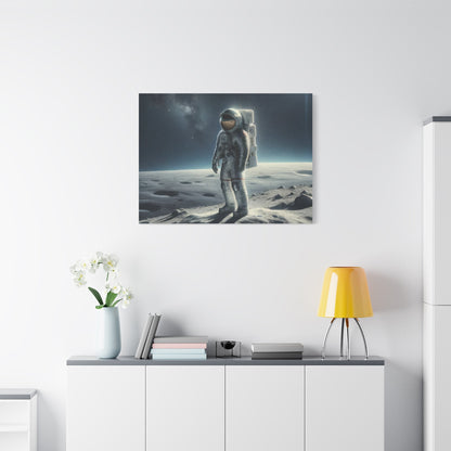 Lunar Journey's Solitude - Limited Wall Art - Aestheticanvas