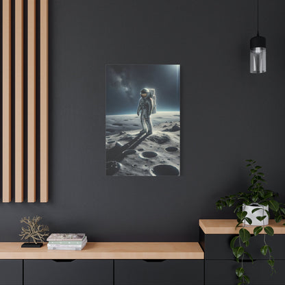 Lunar Journey's Solitude - Space Wall Art - Aestheticanvas