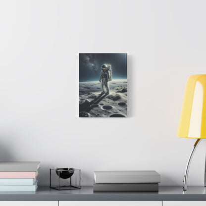 Lunar Journey's Solitude - Space Wall Art - Aestheticanvas