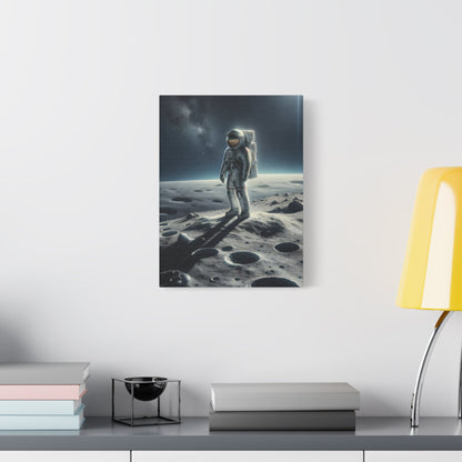 Lunar Journey's Solitude - Space Wall Art - Aestheticanvas