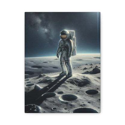 Lunar Journey's Solitude - Space Wall Art - Aestheticanvas