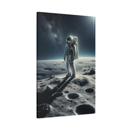 Lunar Journey's Solitude - Space Wall Art - Aestheticanvas