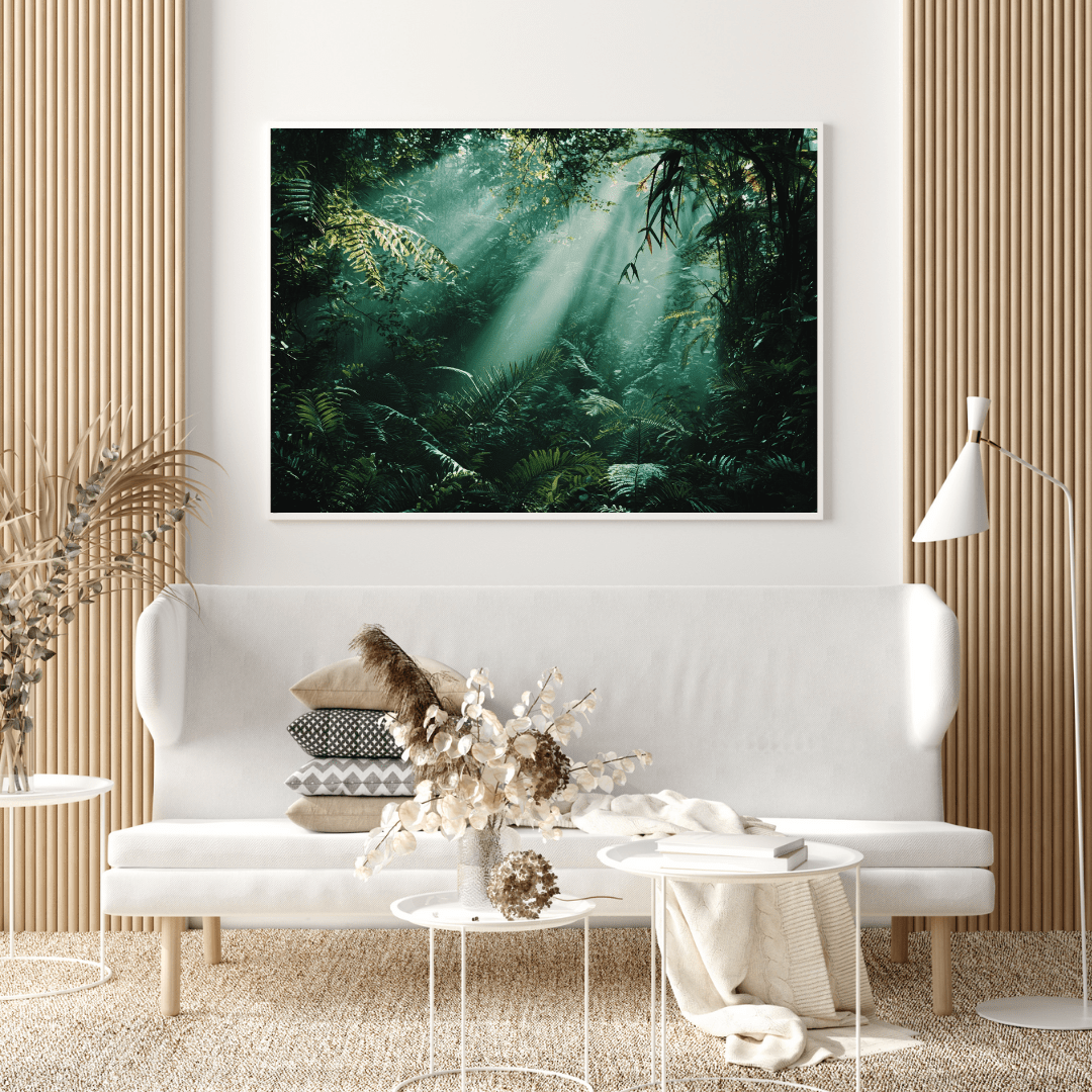 Lush Mystical Rainforest - Nature Wall Art - Aestheticanvas