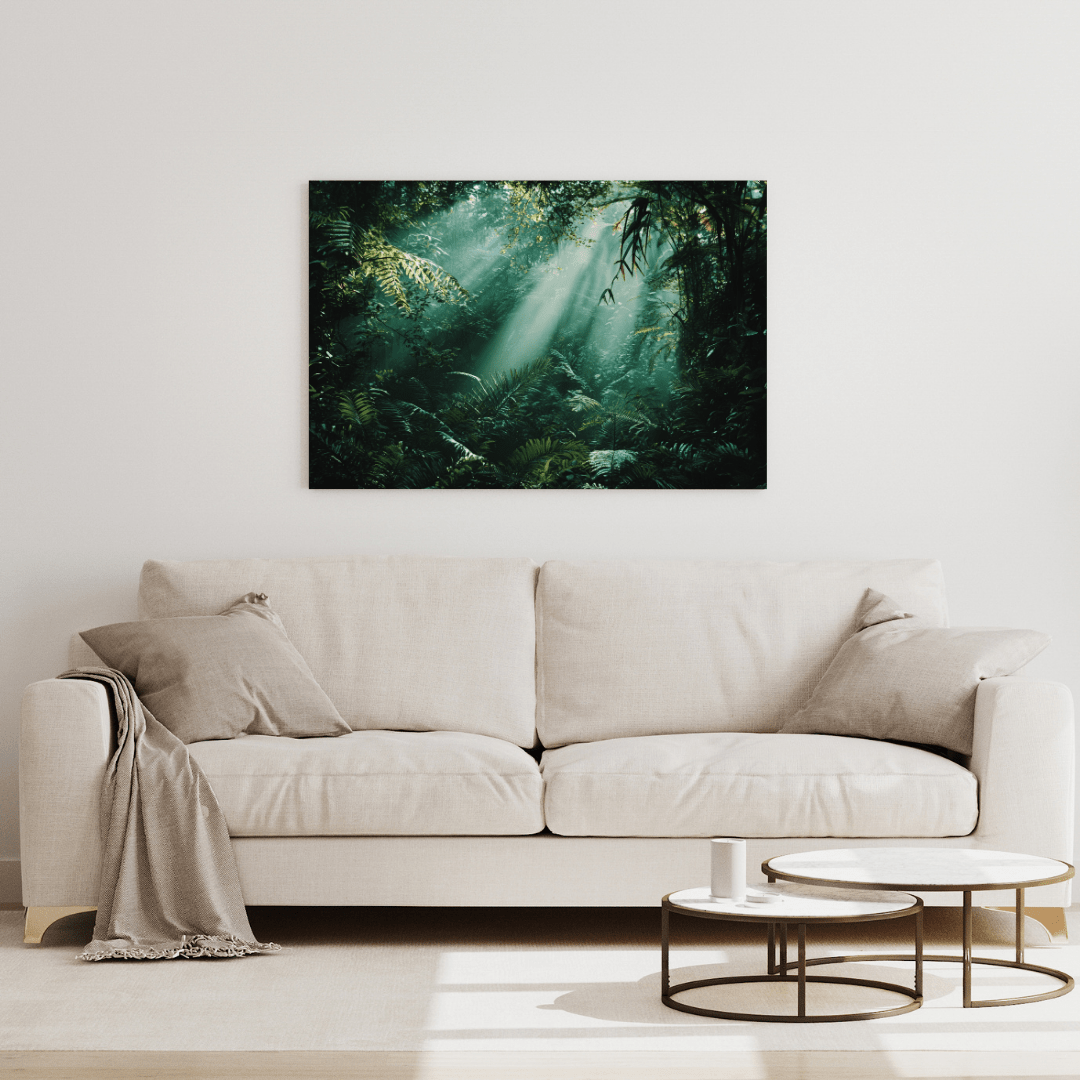 Lush Mystical Rainforest - Nature Wall Art - Aestheticanvas