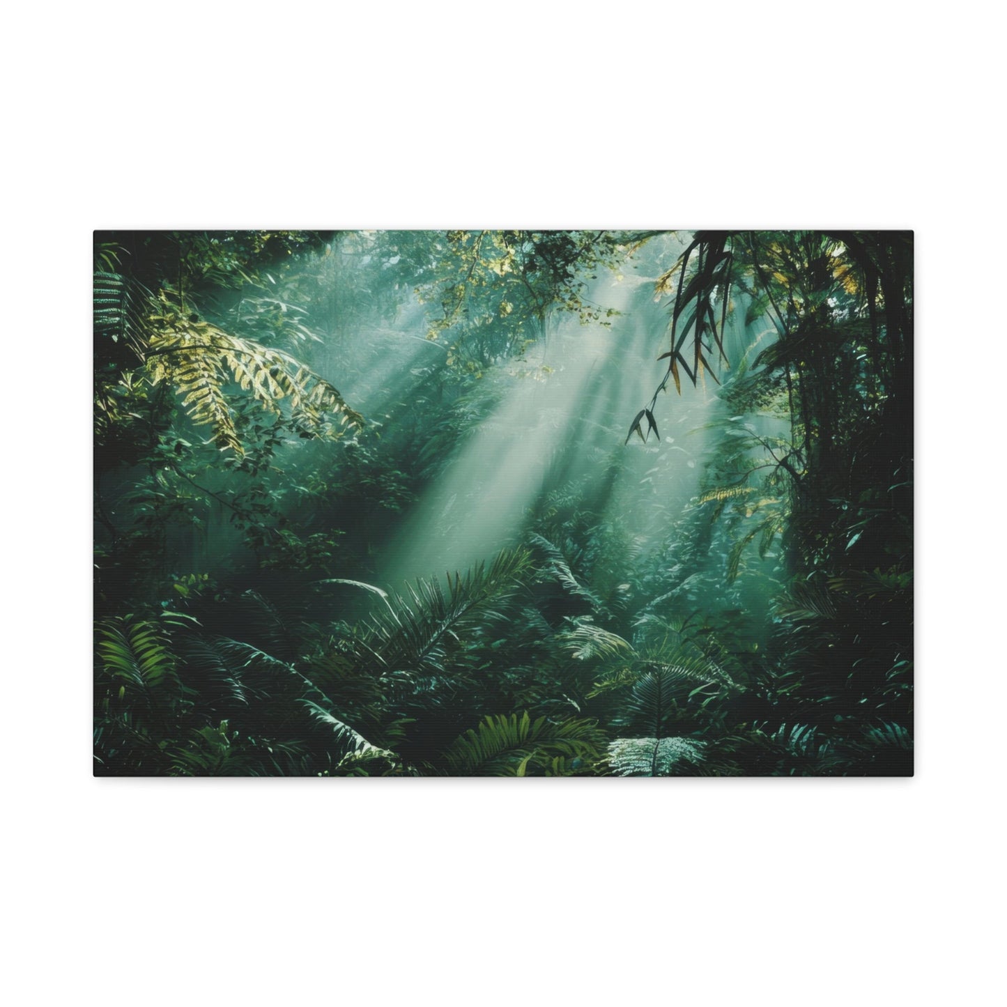 Lush Mystical Rainforest - Nature Wall Art - Aestheticanvas