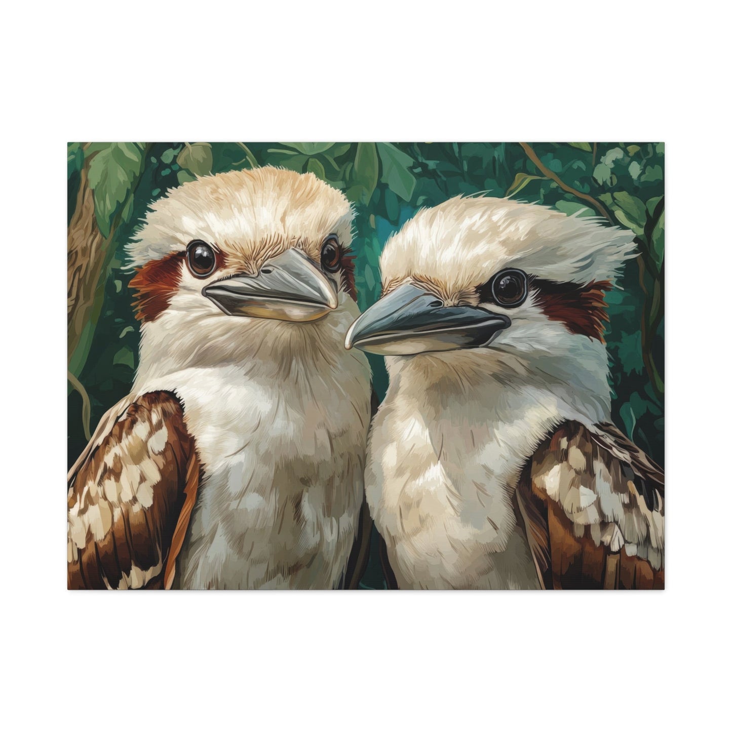 Majestic Australian Kookaburras - Bird Wall Art - Aestheticanvas