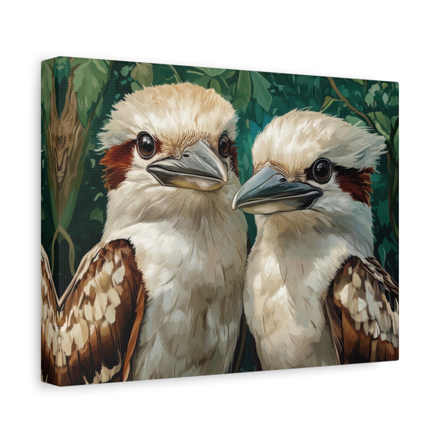 Majestic Australian Kookaburras - Bird Wall Art - Aestheticanvas