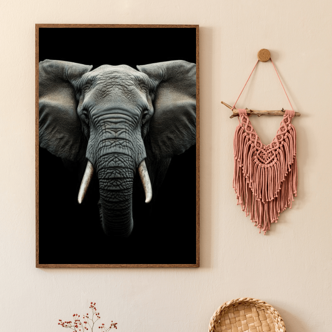 Majestic Elephant - Wildlife Wall Art - Aestheticanvas