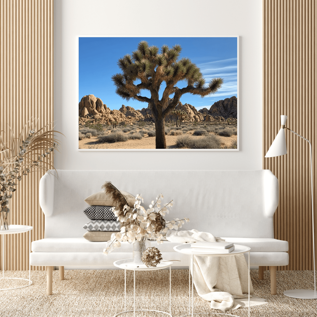 Majestic Joshua Tree Desert Scene - Nature Wall Art - Aestheticanvas