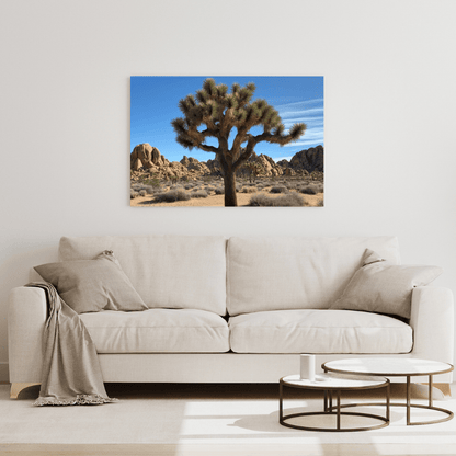 Majestic Joshua Tree Desert Scene - Nature Wall Art - Aestheticanvas