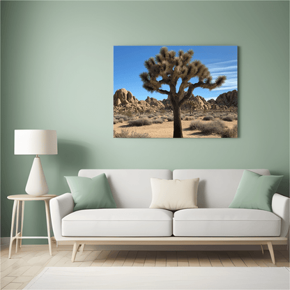 Majestic Joshua Tree Desert Scene - Nature Wall Art - Aestheticanvas