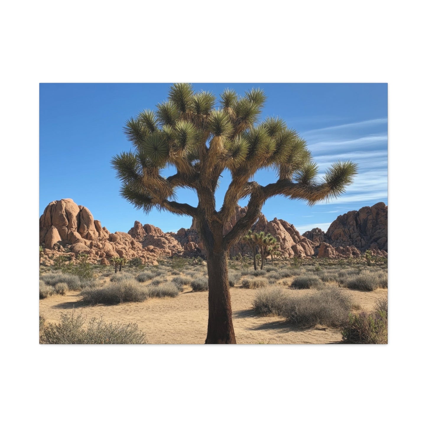 Majestic Joshua Tree Desert Scene - Nature Wall Art - Aestheticanvas