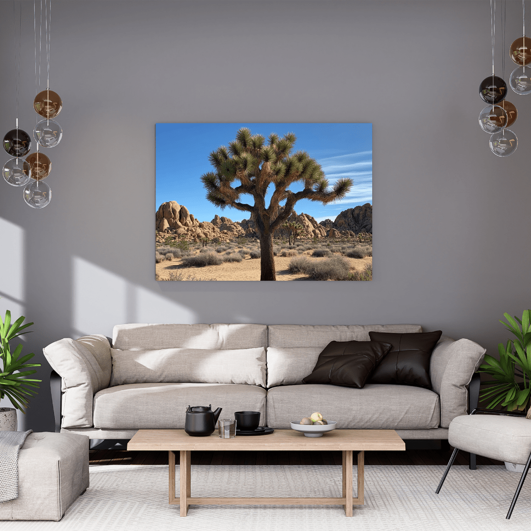 Majestic Joshua Tree Desert Scene - Nature Wall Art - Aestheticanvas