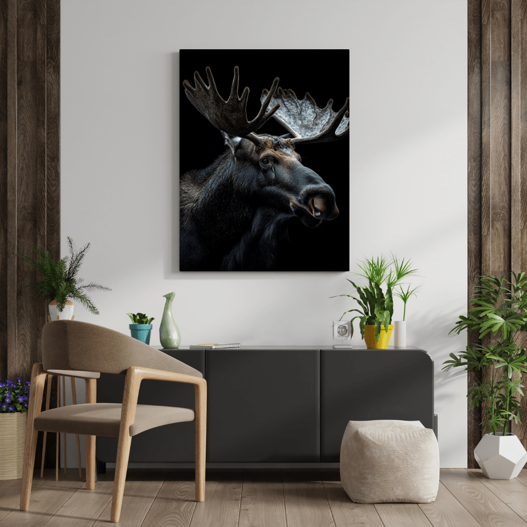 Majestic Moose - Wildlife Wall Art - Aestheticanvas