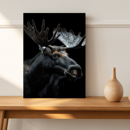 Majestic Moose - Wildlife Wall Art - Aestheticanvas