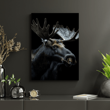 Majestic Moose - Wildlife Wall Art - Aestheticanvas