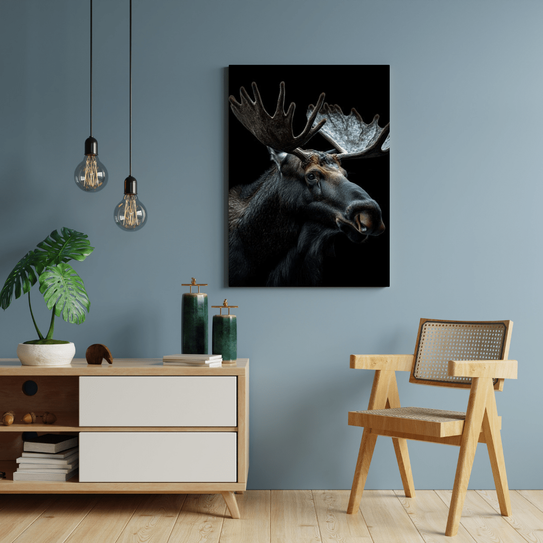 Majestic Moose - Wildlife Wall Art - Aestheticanvas