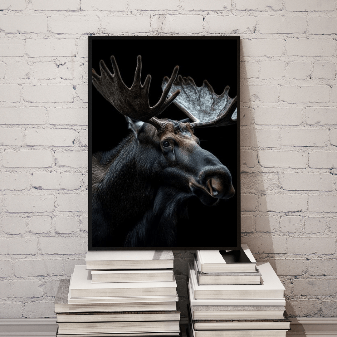 Majestic Moose - Wildlife Wall Art - Aestheticanvas