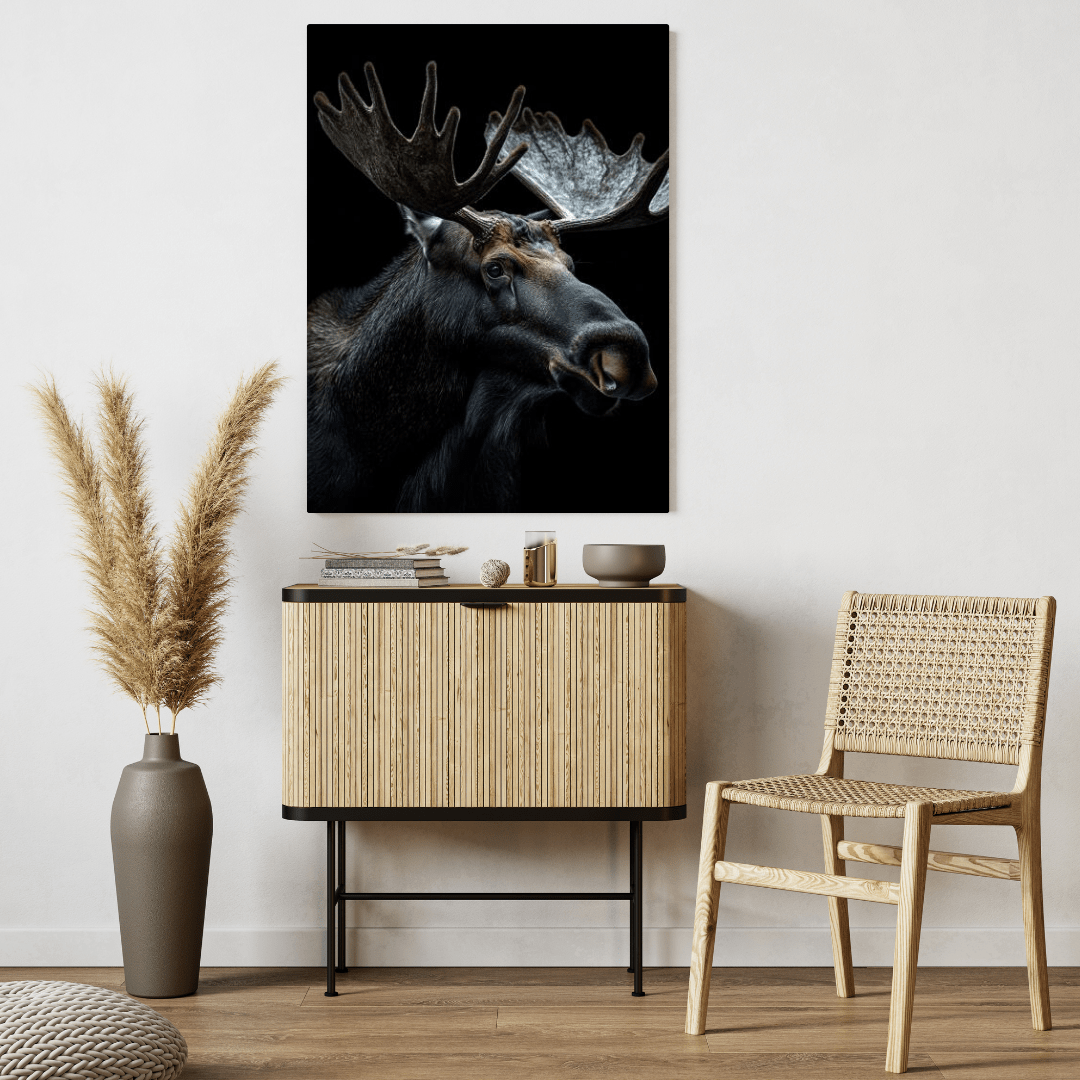 Majestic Moose - Wildlife Wall Art - Aestheticanvas